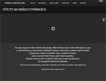 Tablet Screenshot of prague-drivers.cz